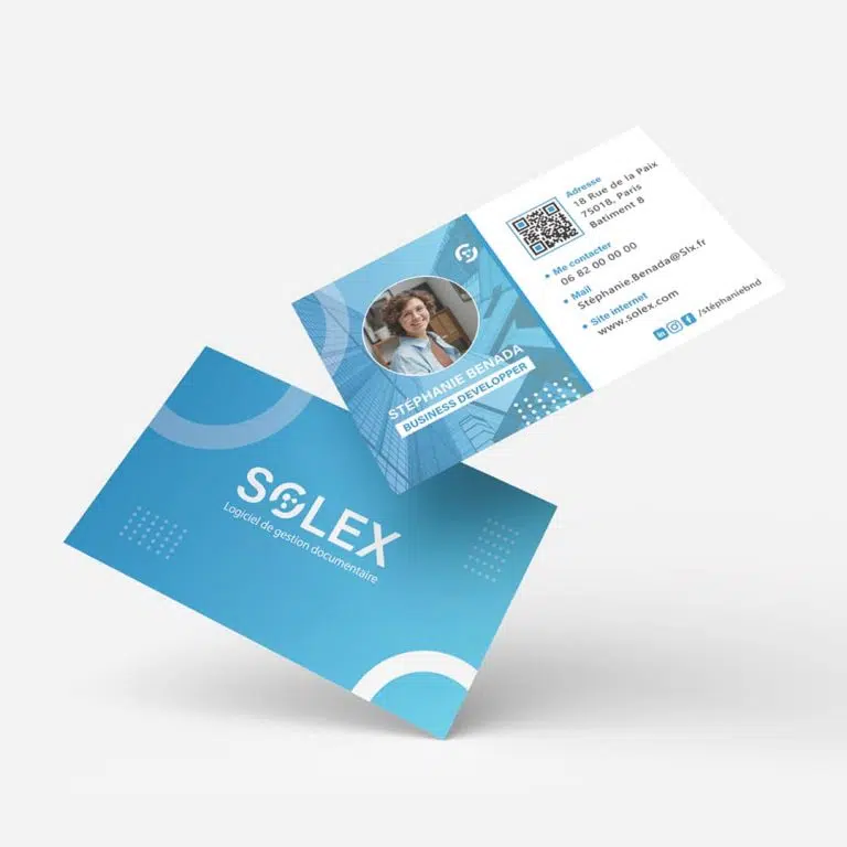 Carte de visite solex blean design