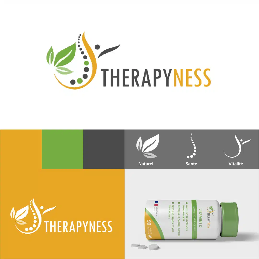 logo therapyness avec mockup